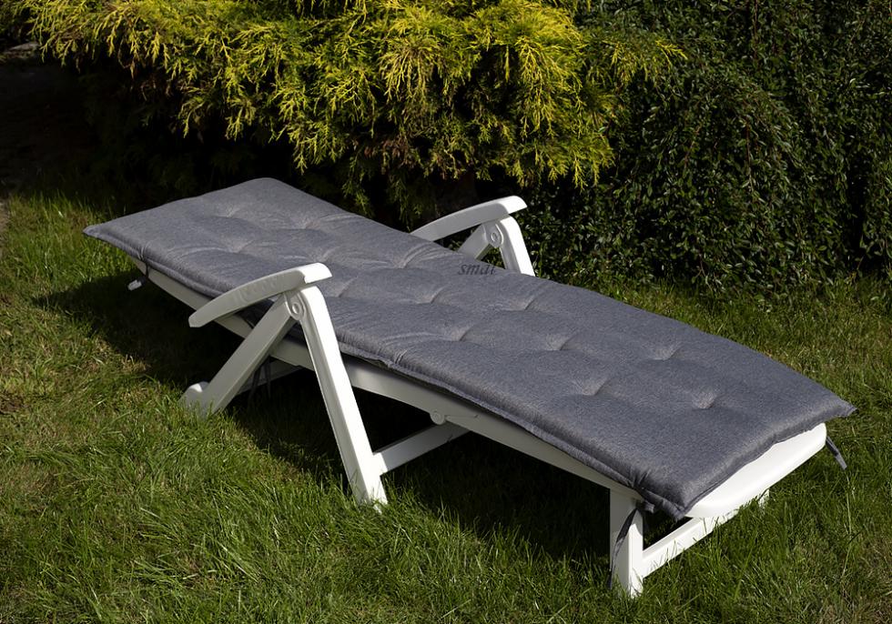 Leżak Basenowy Relaksacyjno - Wypoczynkowy Fiorello Biały z poduszką SZARĄ - Leżak Basenowy Relaksacyjno - Wypoczynkowy Fiorello Biały z poduszką SZARĄ - obrazek 13