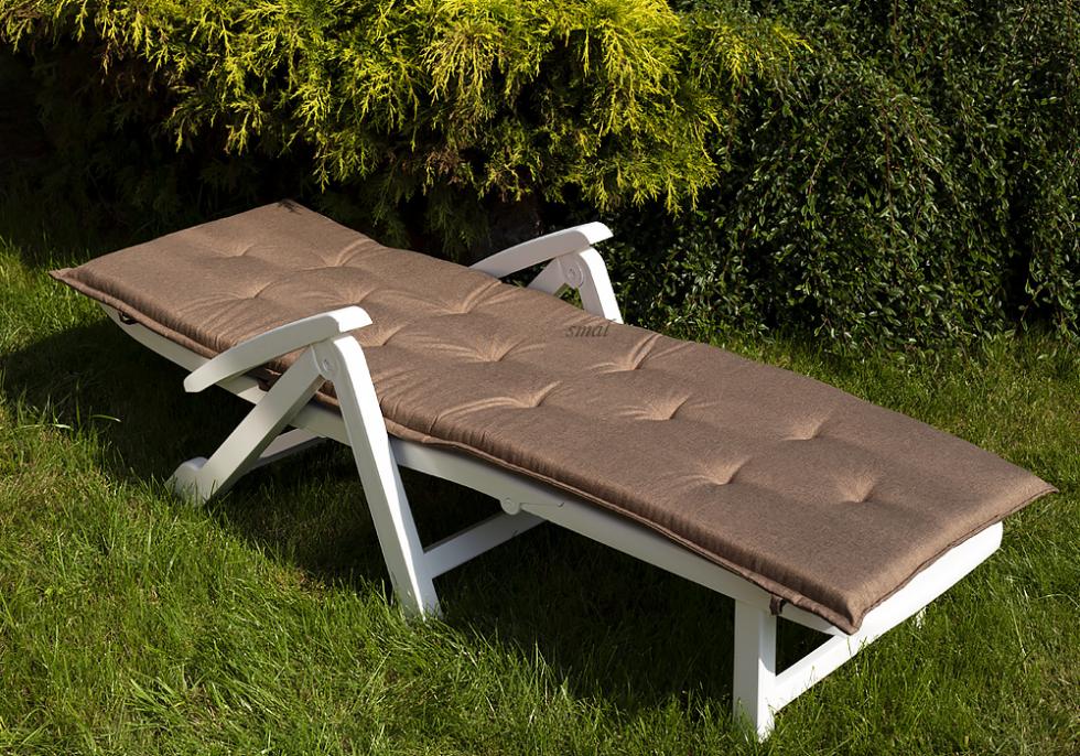 Leżak Basenowy Relaksacyjno - Wypoczynkowy Fiorello Biały z poduszką BRĄZOWĄ - Leżak Basenowy Relaksacyjno - Wypoczynkowy Fiorello Biały z poduszką BRĄZOWĄ - obrazek 12