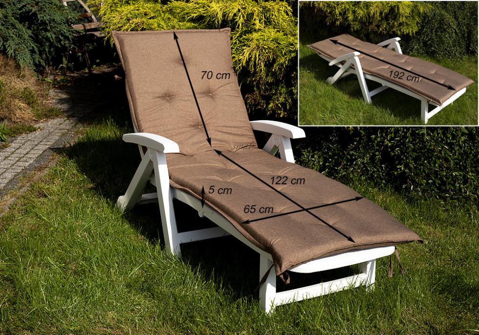 Leżak Basenowy Relaksacyjno - Wypoczynkowy Fiorello Biały z poduszką BRĄZOWĄ - Leżak Basenowy Relaksacyjno - Wypoczynkowy Fiorello Biały z poduszką BRĄZOWĄ - obrazek 21