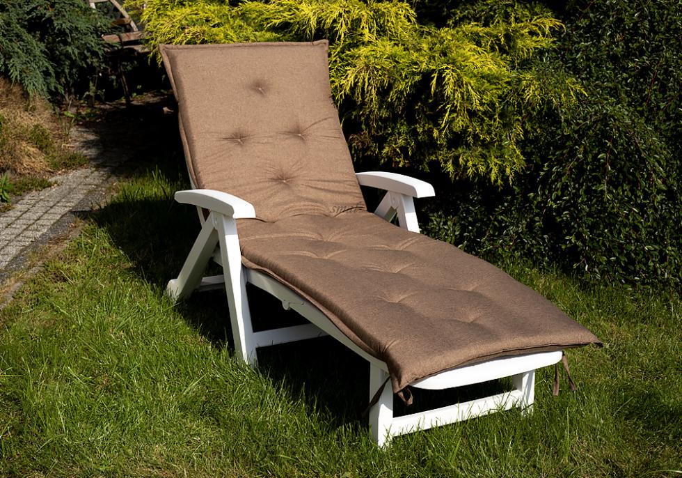 Leżak Basenowy Relaksacyjno - Wypoczynkowy Fiorello Biały z poduszką BRĄZOWĄ - Leżak Basenowy Relaksacyjno - Wypoczynkowy Fiorello Biały z poduszką BRĄZOWĄ - obrazek 23