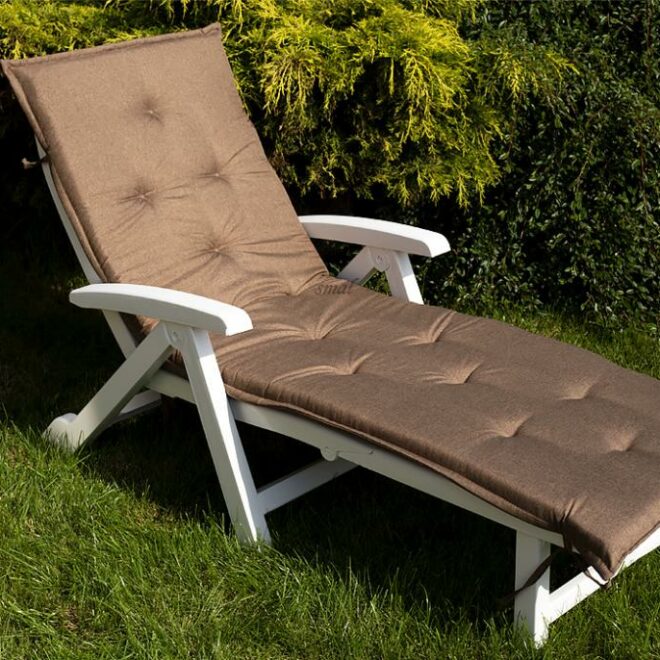 Alternative view of MATERAC PODUSZKA NA LEŻAK BASENOWY BRĄZOWA WODOODPORNA GRUBA - MATERAC PODUSZKA NA LEŻAK BASENOWY BRĄZOWA WODOODPORNA GRUBA