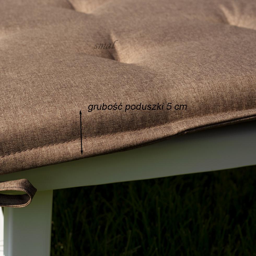 MATERAC PODUSZKA NA LEŻAK BASENOWY BRĄZOWA WODOODPORNA GRUBA - MATERAC PODUSZKA NA LEŻAK BASENOWY BRĄZOWA WODOODPORNA GRUBA - obrazek 4