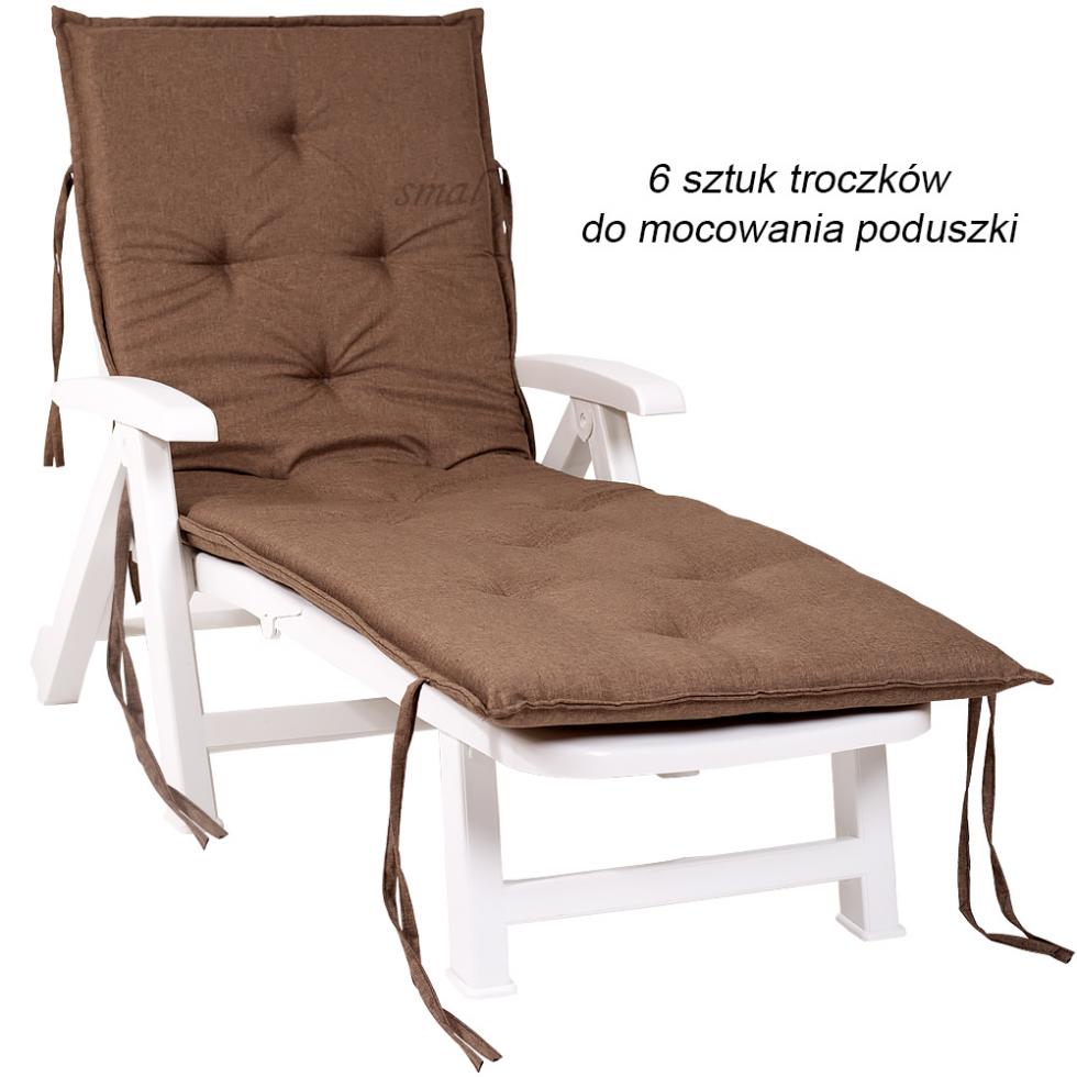 MATERAC PODUSZKA NA LEŻAK BASENOWY BRĄZOWA WODOODPORNA GRUBA - MATERAC PODUSZKA NA LEŻAK BASENOWY BRĄZOWA WODOODPORNA GRUBA - obrazek 9