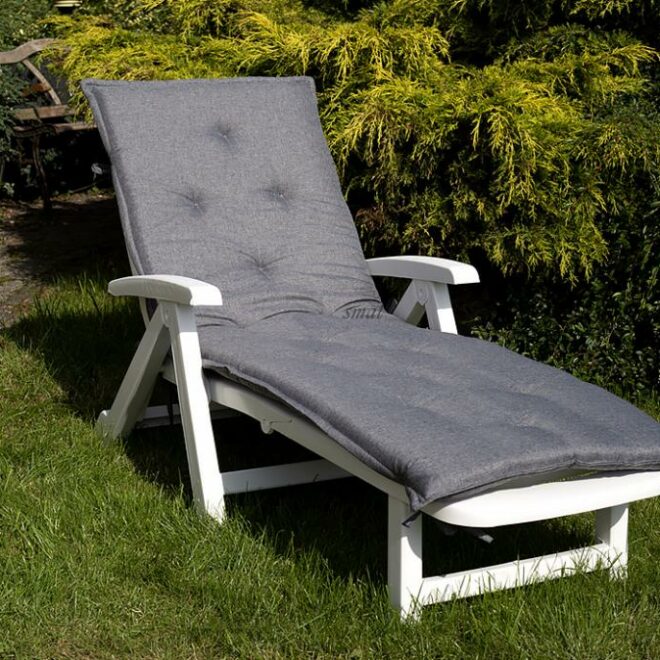 Alternative view of MATERAC PODUSZKA NA LEŻAK BASENOWY CIEMNO SZARY WODOODPORNA GRUBA  - MATERAC PODUSZKA NA LEŻAK BASENOWY CIEMNO SZARA WODOODPORNA GRUBA