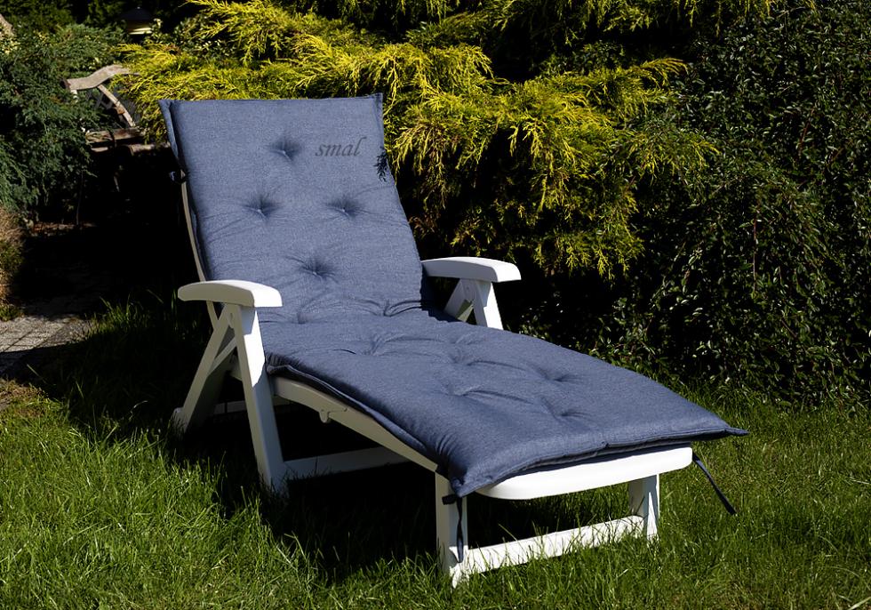 MATERAC PODUSZKA NA LEŻAK BASENOWY CIEMNO NIEBIESKA WODOODPORNA GRUBA - MATERAC PODUSZKA NA LEŻAK BASENOWY CIEMNO NIEBIESKA WODOODPORNA GRUBA - obrazek 2