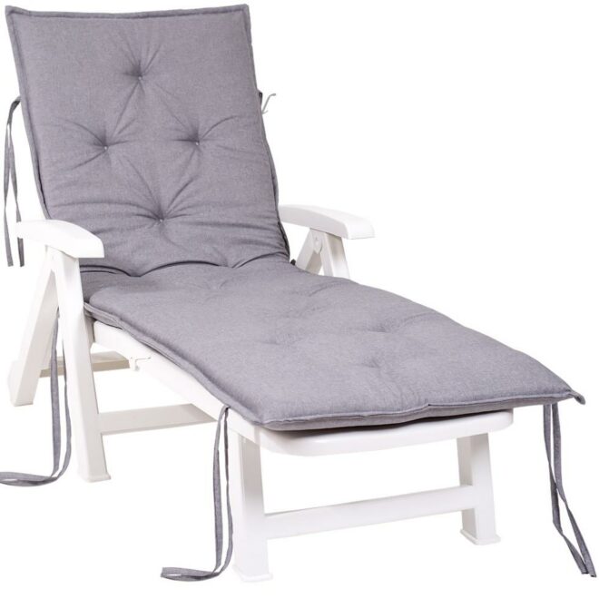 MATERAC PODUSZKA NA LEŻAK BASENOWY SZARA WODOODPORNA GRUBA - MATERAC PODUSZKA NA LEŻAK BASENOWY SZARA WODOODPORNA GRUBA