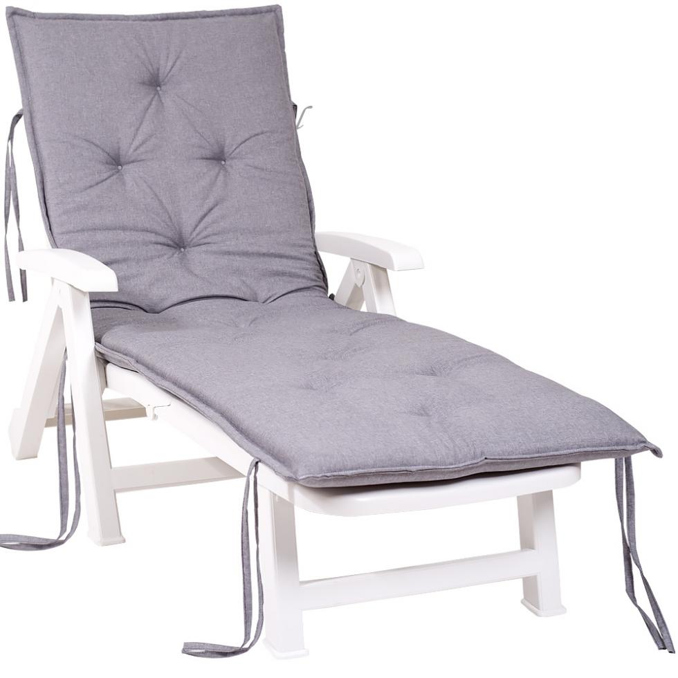 MATERAC PODUSZKA NA LEŻAK BASENOWY SZARA WODOODPORNA GRUBA - MATERAC PODUSZKA NA LEŻAK BASENOWY SZARA WODOODPORNA GRUBA