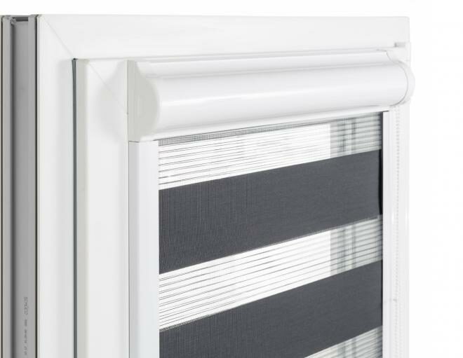 ROLETA W KASECIE UNI KOLEKCJA MATERIAŁÓW DZIEŃ I NOC - szer.140,1-150 cm dł. 210 cm