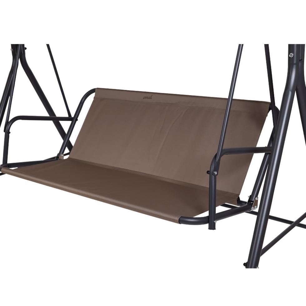 HUŚTAWKA OGRODOWA 3-osobowa ROXI METALOWA BEŻOWA - Huśtawka ROXI - obrazek 6