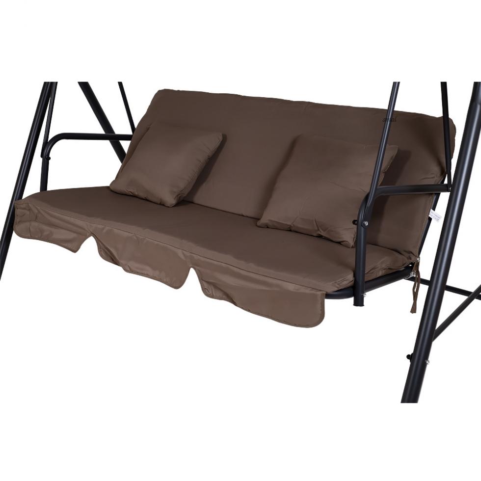 HUŚTAWKA OGRODOWA 3-osobowa ROXI METALOWA BEŻOWA - Huśtawka ROXI - obrazek 9