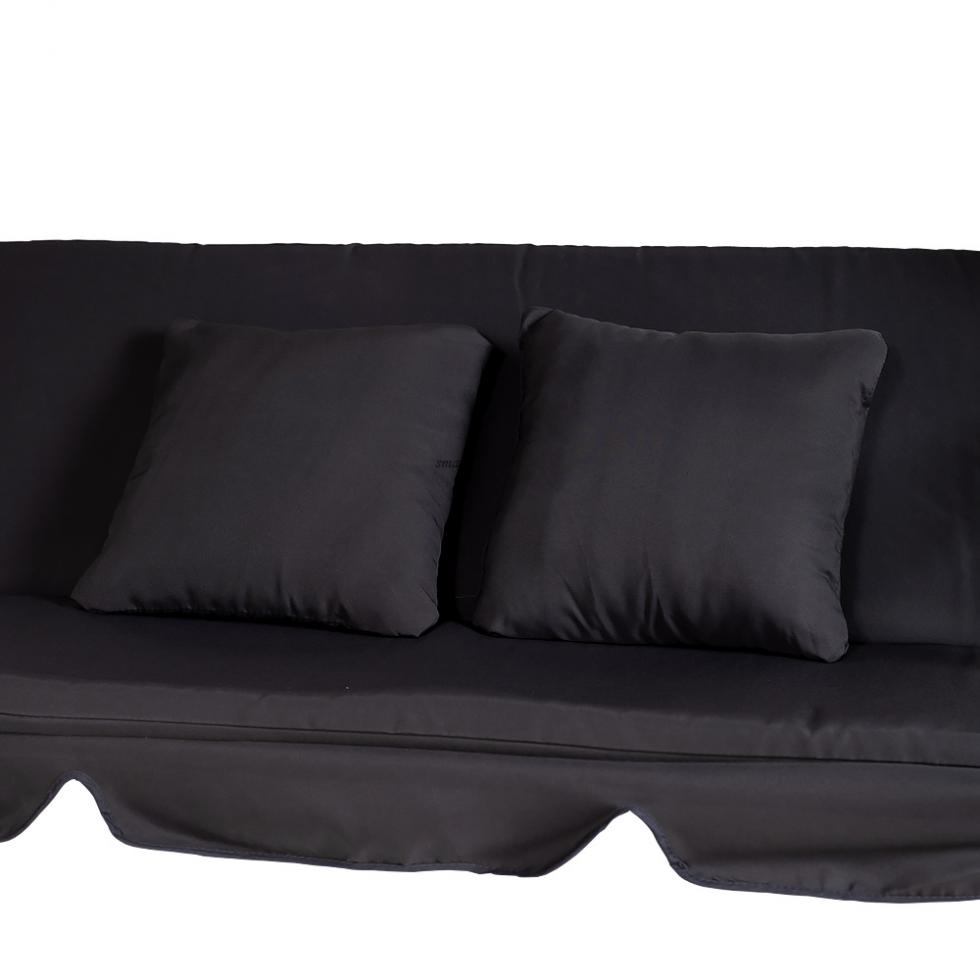 HUŚTAWKA OGRODOWA 3-osobowa ROXI METALOWA SZARA - Huśtawka ROXI - obrazek 2