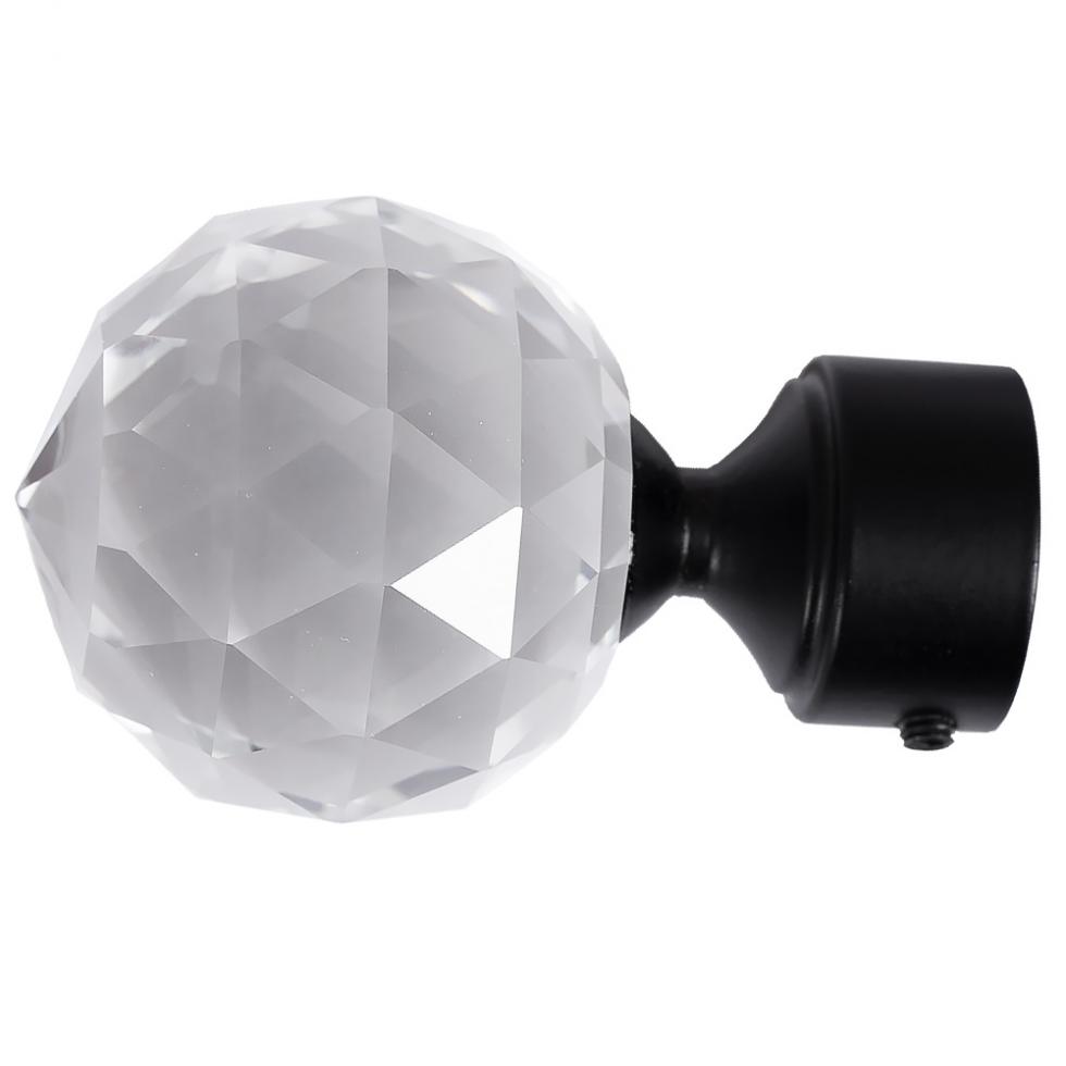 KARNISZ POJEDYNCZY fi 19 CZARNY MAT PARYS - 360 cm - obrazek 4