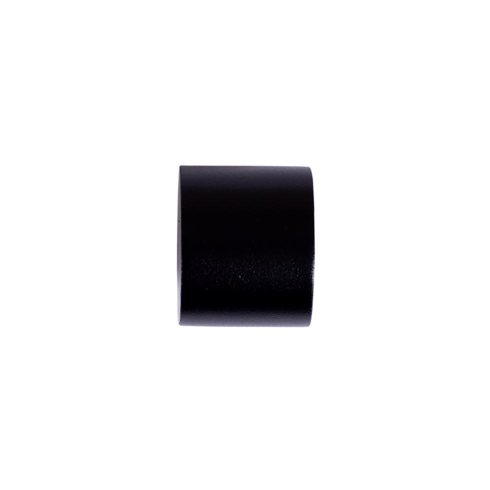 KARNISZ PODWÓJNY fi 19+19 CZARNY MAT CYLINDER - 160 cm - obrazek 4