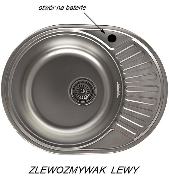 Zlewozmywak metalowy JOWISZ wpuszczany w blat struktura SATYNA - Zlew JOWISZ - obrazek 4