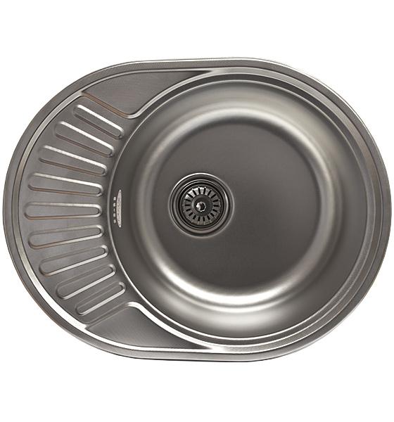 Zlewozmywak metalowy JOWISZ wpuszczany w blat struktura SATYNA - Zlew JOWISZ