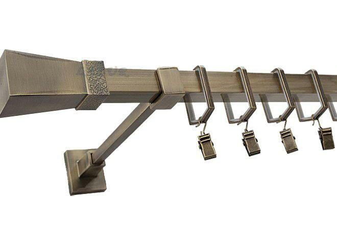 Karnisz MARS Stare Złoto, Pojedynczy 20 KWADRO - 480 cm