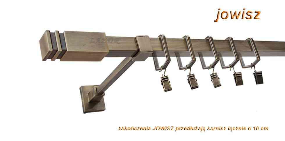 Karnisz JOWISZ Stare Złoto, Pojedynczy 20 KWADRO - 480 cm - obrazek 3