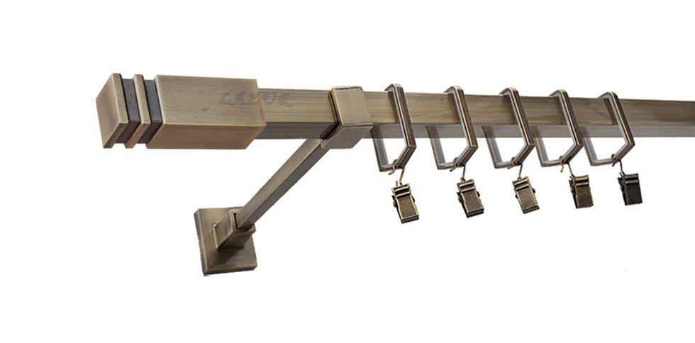 Karnisz JOWISZ Stare Złoto, Pojedynczy 20 KWADRO - 480 cm