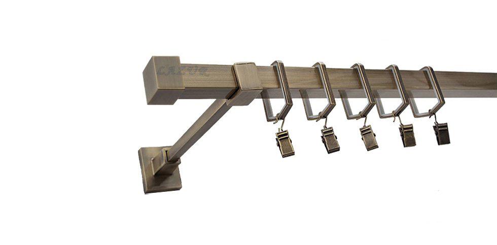 Karnisz SATURN Stare Złoto, Pojedynczy 20 KWADRO - 320 cm