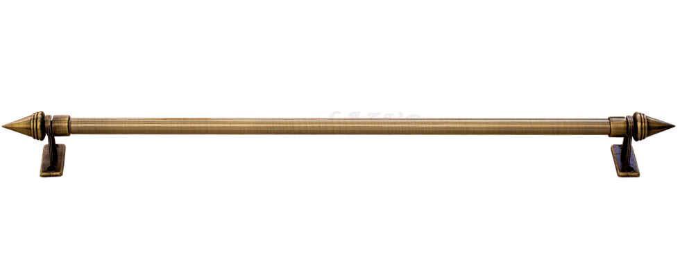 Mini Karnisz Regulowany AMARO Antyk Mosiądz 100% metal - 120-200 cm