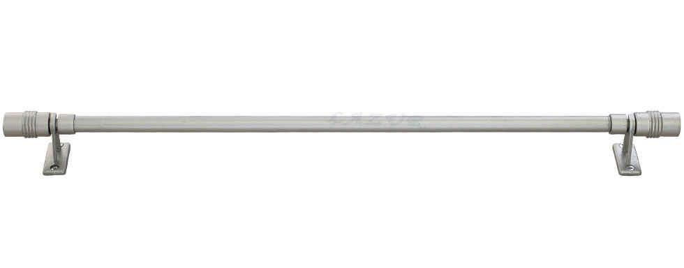 Mini Karnisz Regulowany PRINCE Satyna Nikiel 100% metal - 60-80 cm