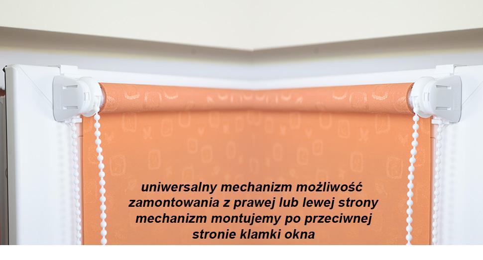 Mini rolety kolekcja materiałów żakardowych - szer.41-50 cm długość 150 cm - obrazek 3