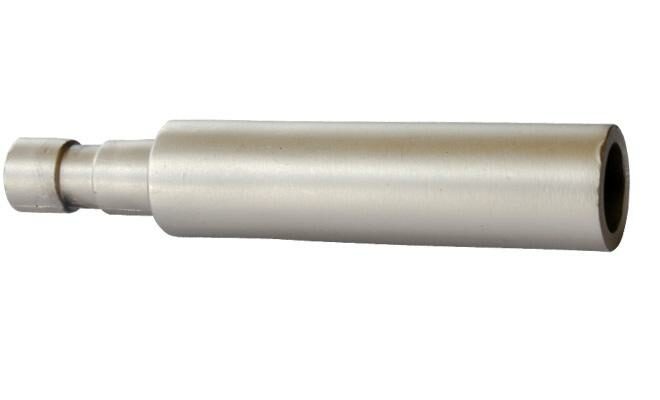 PRZEDŁUŻKA WSPORNIKA KARNISZA W KOLORZE SATYNA NIKIEL - przedłużka satyna nikiel