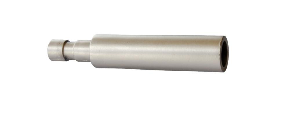 PRZEDŁUŻKA WSPORNIKA KARNISZA W KOLORZE SATYNA NIKIEL - przedłużka satyna nikiel