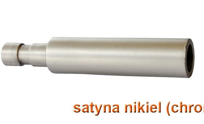 Alternative view of PRZEDŁUŻKA WSPORNIKA KARNISZA W KOLORZE SATYNA NIKIEL  - przedłużka satyna nikiel