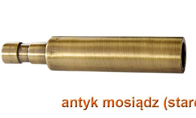 Alternative view of PRZEDŁUŻKA WSPORNIKA KARNISZA W KOLORZE ANTYK MOSIĄDZ - przedłużka antyk mosiądz