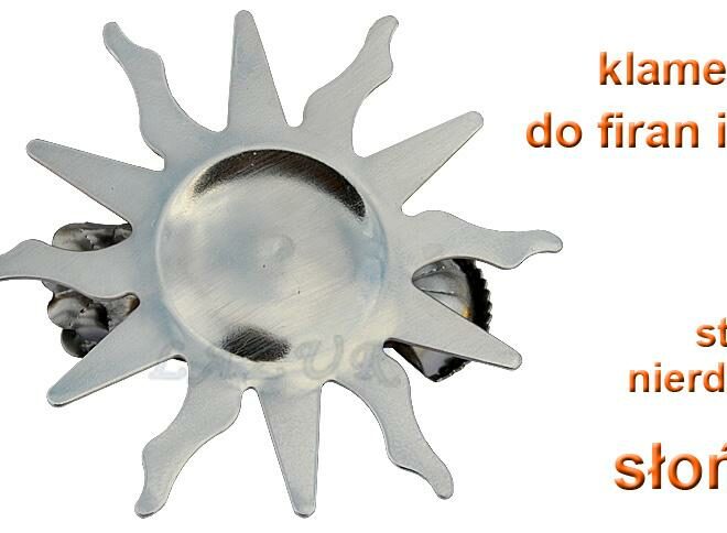 Alternative view of KLAMERKA OZDOBNA STAL NIERDZEWNA SŁOŃCE 1 SZTUKA        - KLAMERKA SŁOŃCE STAL NIERDZEWNA