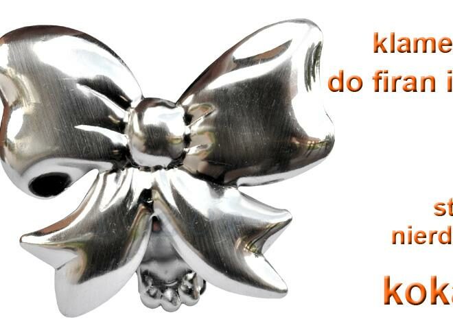 Alternative view of KLAMERKA OZDOBNA STAL NIERDZEWNA KOKARDA 1 SZTUKA         - KLAMERKA KOKARDA STAL NIERDZEWNA