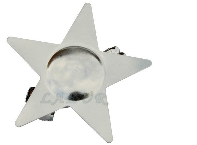 KLAMERKA OZDOBNA STAL NIERDZEWNA GWIAZDA 1 SZTUKA          - KLAMERKA GWIAZDA STAL NIERDZEWNA