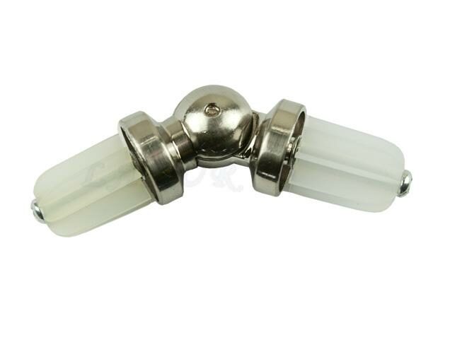 ŁĄCZNIK KĄTOWY WYKUSZOWY STAL NIERDZEWNA FI 19 MM - ŁĄCZNIK KATOWY