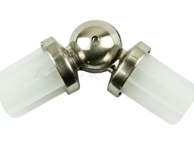 ŁĄCZNIK KĄTOWY WYKUSZOWY STAL NIERDZEWNA FI 25 MM - ŁĄCZNIK KATOWY