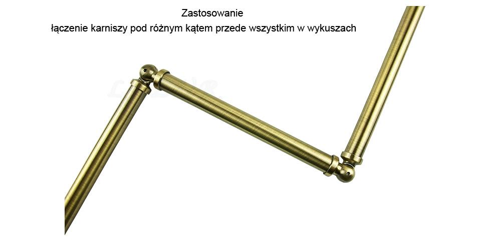 ŁĄCZNIK KĄTOWY WYKUSZOWY ANTYK MOSIĄDZ FI 16 MM - ŁĄCZNIK KATOWY - obrazek 2