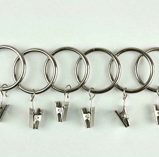 KÓŁKO Z ŻABKĄ DO KARNISZY O ŚREDNICY FI 25 MM STAL NIERDZEWNA - 10 sztuk - KÓŁKO Z ŻABKĄ