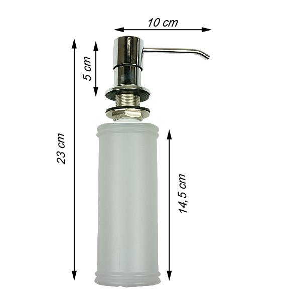 DOZOWNIK DO PŁYNÓW KLASYCZNY poj. 300 ml - Dozownik klasyczny - obrazek 3