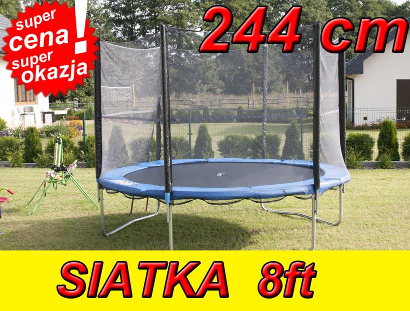 SIATKA ZEWNĘTRZNA DO TRAMPOLINY 8 FT - 244 CM TRAMPOLINA - siatka zewnętrzna trampoliny 244 cm - obrazek 3