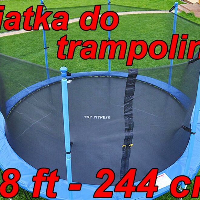 Alternative view of SIATKA WEWNĘTRZNA DO TRAMPOLINY 8 FT - 244 CM TRAMPOLINA  - siatka wewnętrzna trampoliny 244 cm