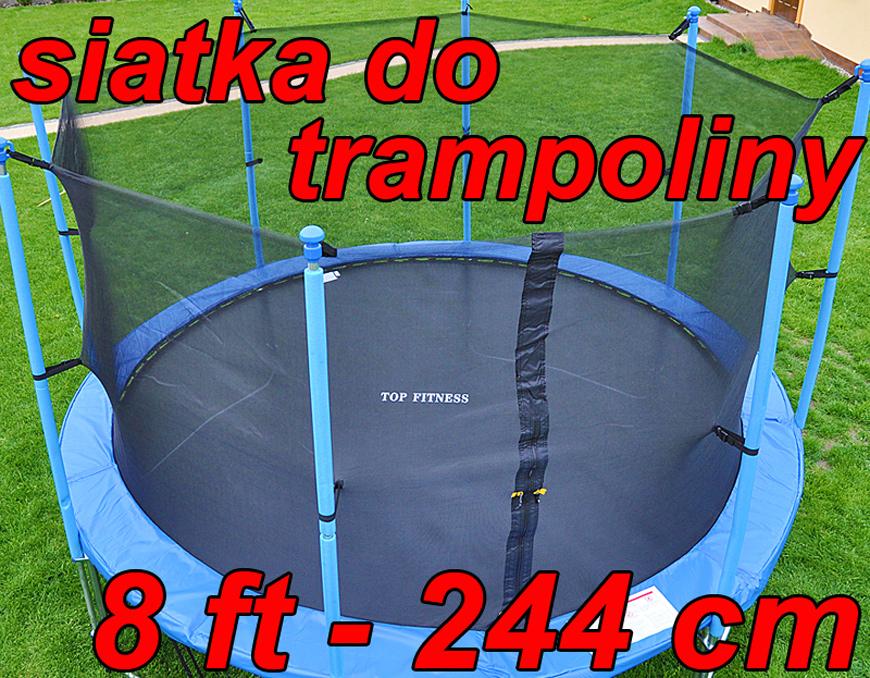 SIATKA WEWNĘTRZNA DO TRAMPOLINY 8 FT - 244 CM TRAMPOLINA - siatka wewnętrzna trampoliny 244 cm - obrazek 2