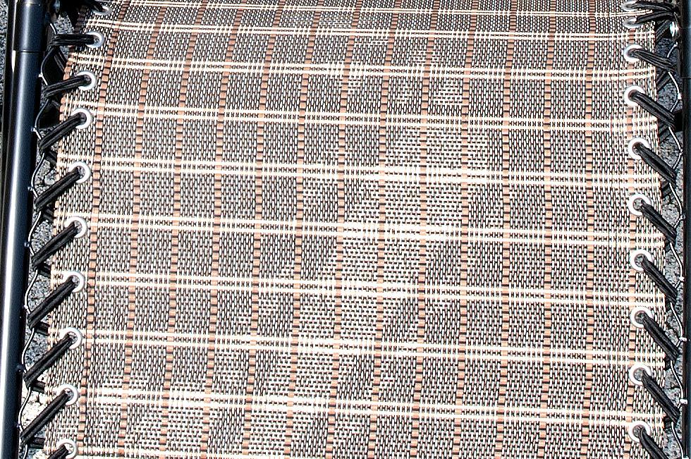 Luksusowy Leżak Rozkładany Relaksacyjno - Wypoczynkowy BRĄZOWA KRATKA - Leżak DeLux BRĄZOWA KRATKA - obrazek 5