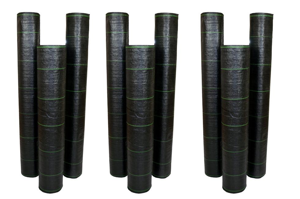 AGROTKANINA CZARNA szer. 160 cm gramatura 70 gr./ m2 FILTR UV - szer. 160 cm dłogość 100 mb - obrazek 2