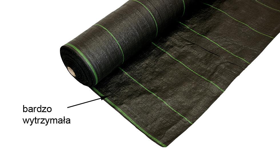 AGROTKANINA CZARNA szer. 280 cm gramatura 70 gr./ m2 FILTR UV - szer. 280 cm długość 50 mb - obrazek 3