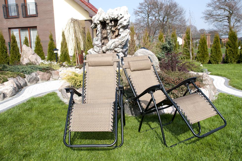 Luksusowy Leżak Rozkładany Relaksacyjno - Wypoczynkowy BURSZTYNOWY - Leżak DeLux BURSZTYNOWY - obrazek 4