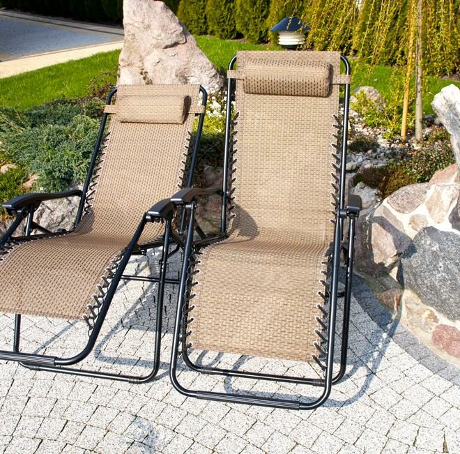 Luksusowy Leżak Rozkładany Relaksacyjno - Wypoczynkowy BURSZTYNOWY - Leżak DeLux BURSZTYNOWY