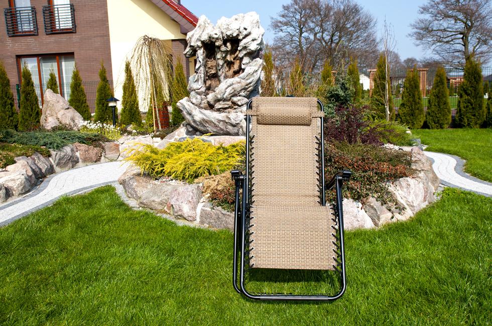 Luksusowy Leżak Rozkładany Relaksacyjno - Wypoczynkowy BURSZTYNOWY - Leżak DeLux BURSZTYNOWY - obrazek 5