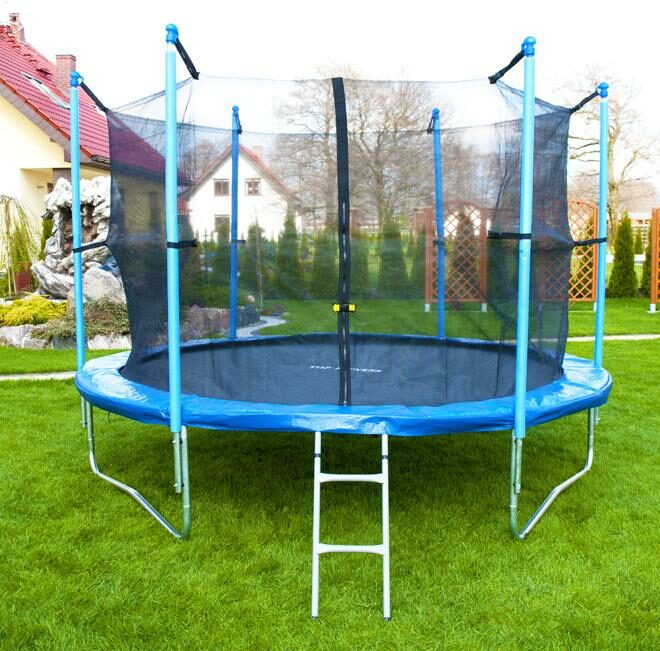 Trampolina ogrodowa STANDARD z siatką wewnętrzną o śr. 305 cm 10 FT - Trampolina o średnicy 305 cm