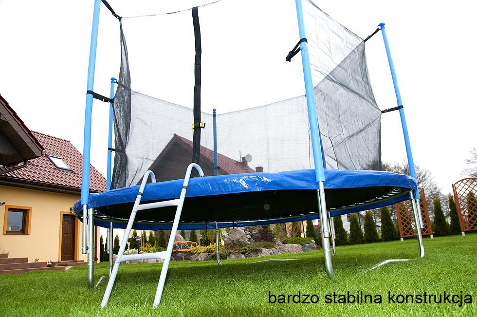 Trampolina ogrodowa STANDARD z siatką wewnętrzną o śr. 305 cm 10 FT - Trampolina o średnicy 305 cm - obrazek 4