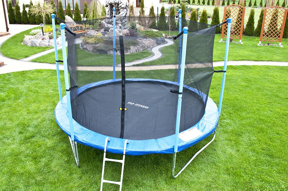 Trampolina ogrodowa STANDARD z siatką wewnętrzną o śr. 305 cm 10 FT - Trampolina o średnicy 305 cm - obrazek 7